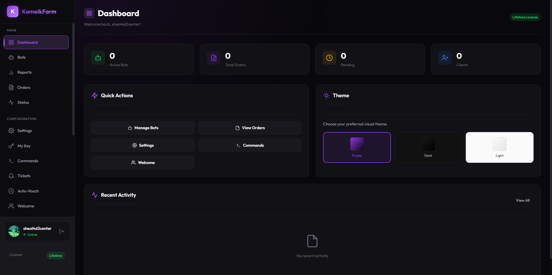 Web Dashboard